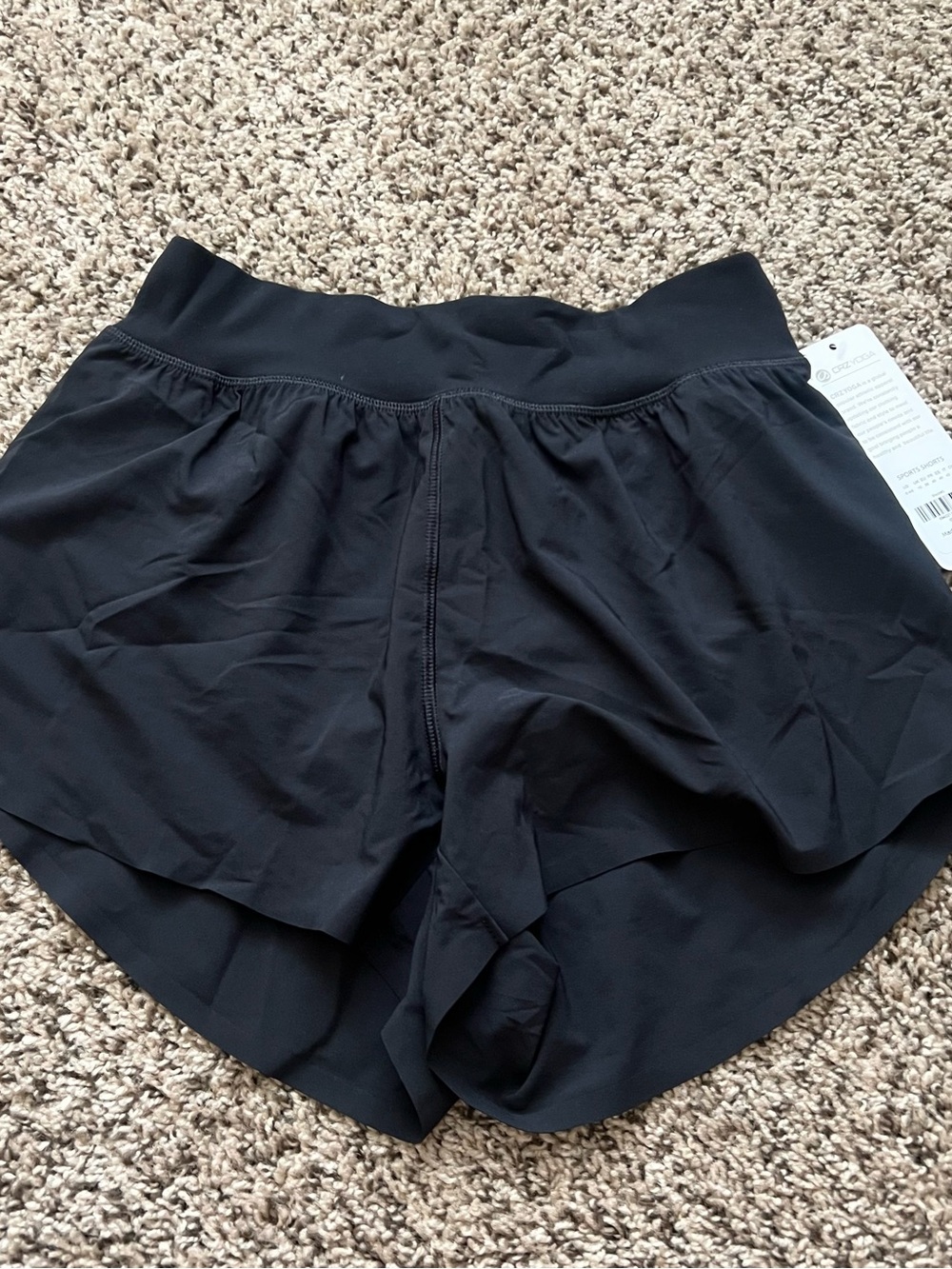 CRZ YOGA High Waisted Split Running Shorts for Women 3" - Picture 9 of 14